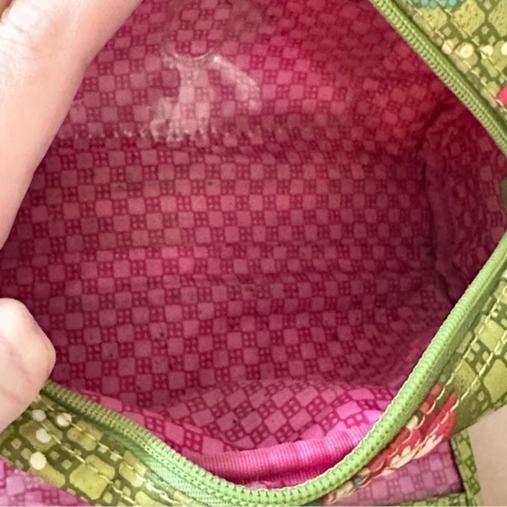OILILY pink and green floral TRAVEL cosmetics bag - Picture 8 of 9